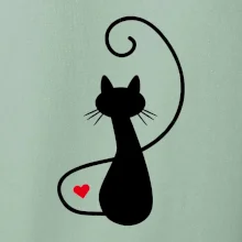 Zamilovaná mačka spredu