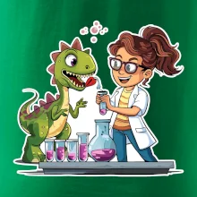 Chemik a dinosaurus - dievča