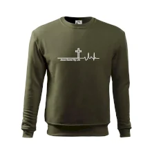 Jesus Saved My Life kríž ekg Jesus Saved My Life kríž ekg