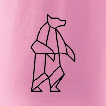 Geometria ľadový medveď stojaci