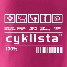 Čiarový kód - cyklista