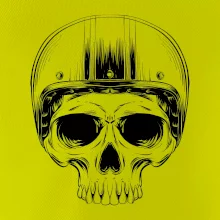 Motorkár lebka s guľatou hlavou