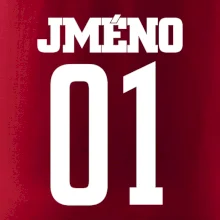 Futbalový dres - vlastné meno a číslo