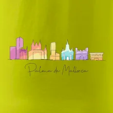 Mallorca - Siluety pamiatok - farebné