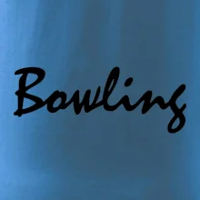 Bowling nápis písacie