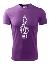 Husľový kľúč z nôt