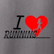 I love running dievča