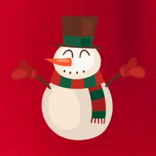 Vianočný snehuliak