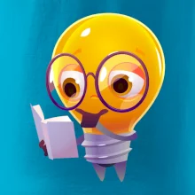 Žiarovka premýšľa nad knihou