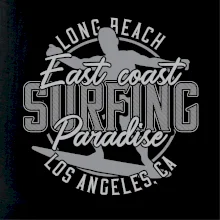 East coast surfing Long Beach