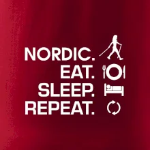 Nordic walking eat sleep