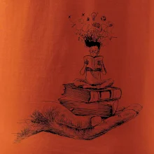 Čitateľ - ruka kreslená Čitateľ - ruka kreslená