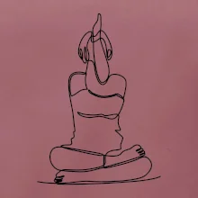 Jóga v sede jedným ťahom