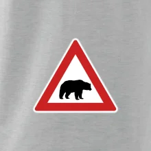 Dopravná značka - Pozor ľadový medveď
