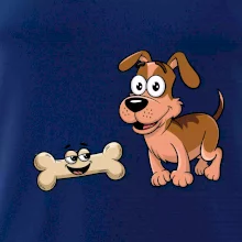 Parové tričko - Pes a kosť