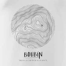 Boubín - vrstevnice v kruhu