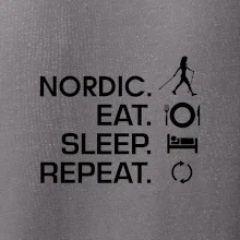 Nordic walking eat sleep