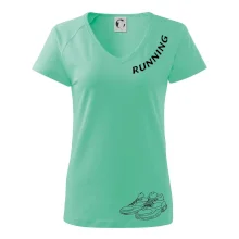 Running nápis šikmo