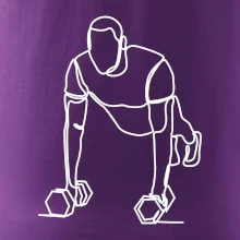 Tréner fitness jedným ťahom