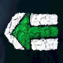 Párová turistická značka zelená Párová turistická značka zelená