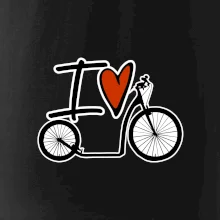 I love kolobežka veľké a malé koleso I love kolobežka veľké a malé koleso
