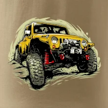 Žltý offroad s navijakom