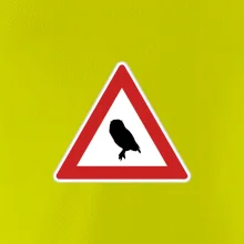 Dopravná značka - Pozor sova