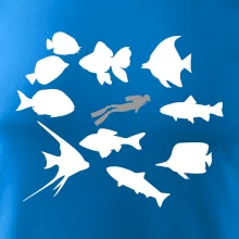 Potápač ryby štvorec