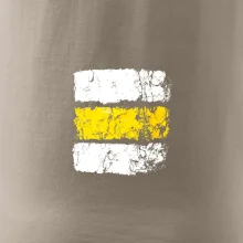 Turistická značka - žltá