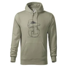 Futbalová lopta kopačka jedným ťahom Futbalová lopta kopačka jedným ťahom