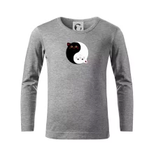 Mačky jin jang farebné Mačky jin jang farebné