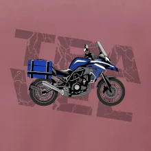 Cestovná enduro modrá