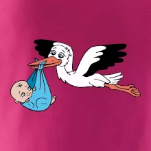 Bocian a bábätko - chlapec (Hana-creative)