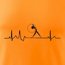 EKG moderná gymnastika obruč