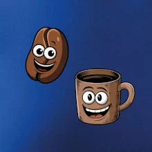 Parové tričko - Hrnček a káva