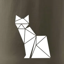 Origami mačka z boku