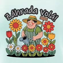 Záhrada volá - záhradník a slnečnice Záhrada volá - záhradník a slnečnice