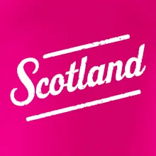 Scotland Vintage nápis