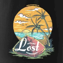 Beach camping get lost somewhere