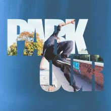 Parkour nápis v meste