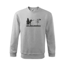 Disc golf - žena čierny obrázok