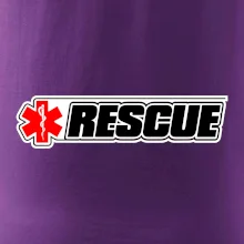 Záchranár rescue kríž červený Záchranár rescue kríž červený