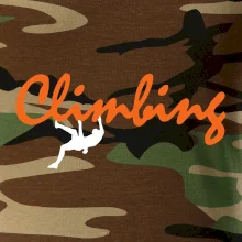 Climbing písací text Climbing písací text