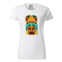 Mayová maska s pyramídou