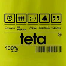 Čiarový kód - teta