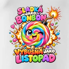 Sladké duhové lízátko s výbušnou náladou