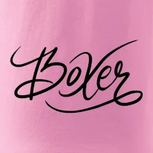 Boxer - nápis okrasný