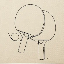 Rakety na stolný tenis jedným ťahom Rakety na stolný tenis jedným ťahom