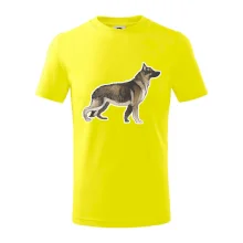 Nemecký ovčiak - hnedý kreslený