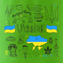 Ukrajina folklór - kreslené obrázky